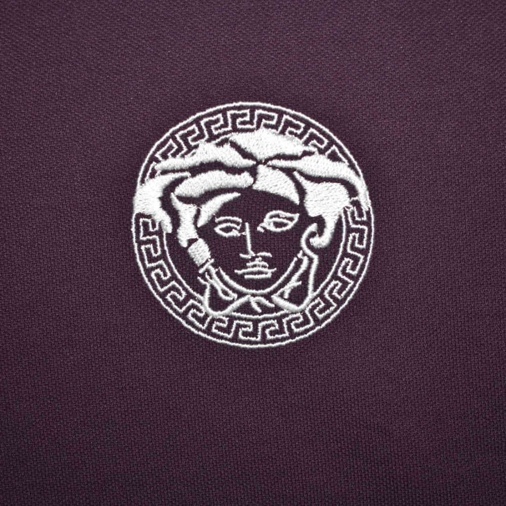 Versace Wine Premium Greca T-shirt-3