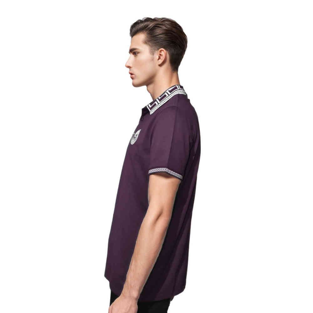 Versace Wine Premium Greca T-shirt-2