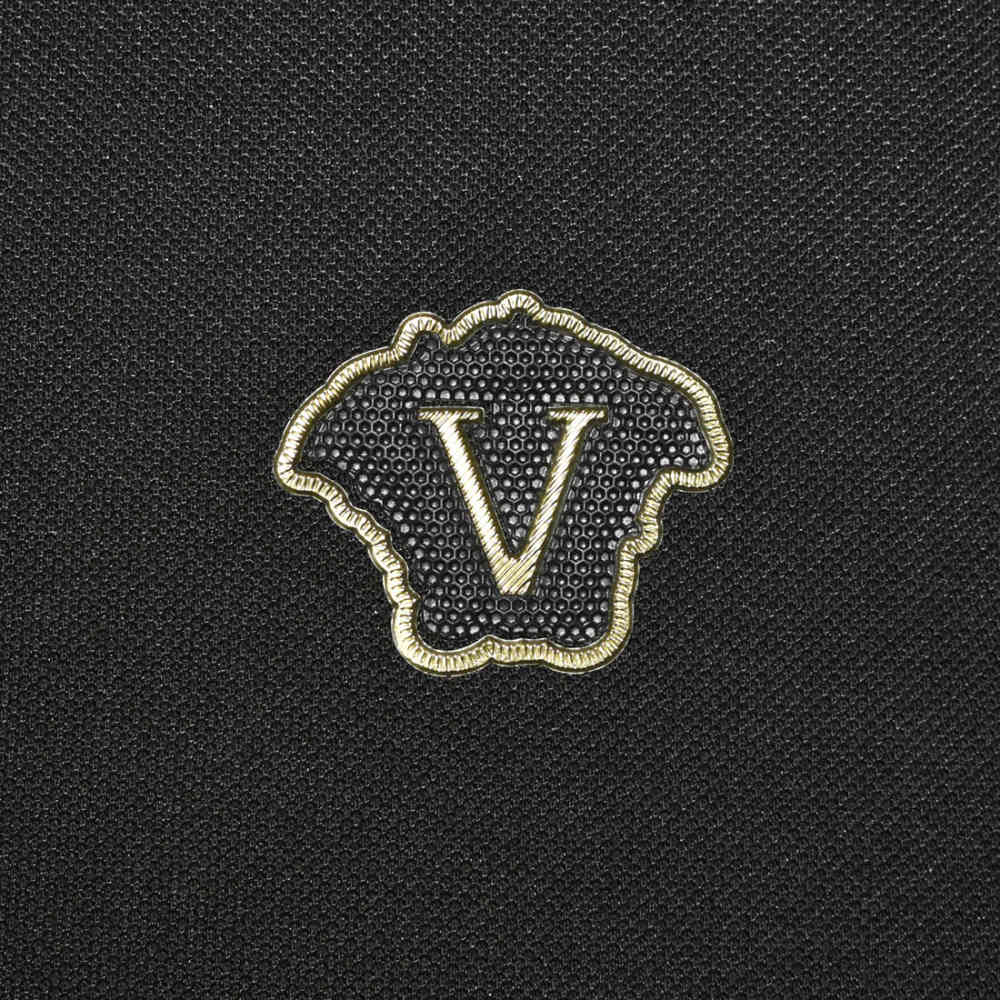 Versace Black Premium Quality Polo T-shirt-3