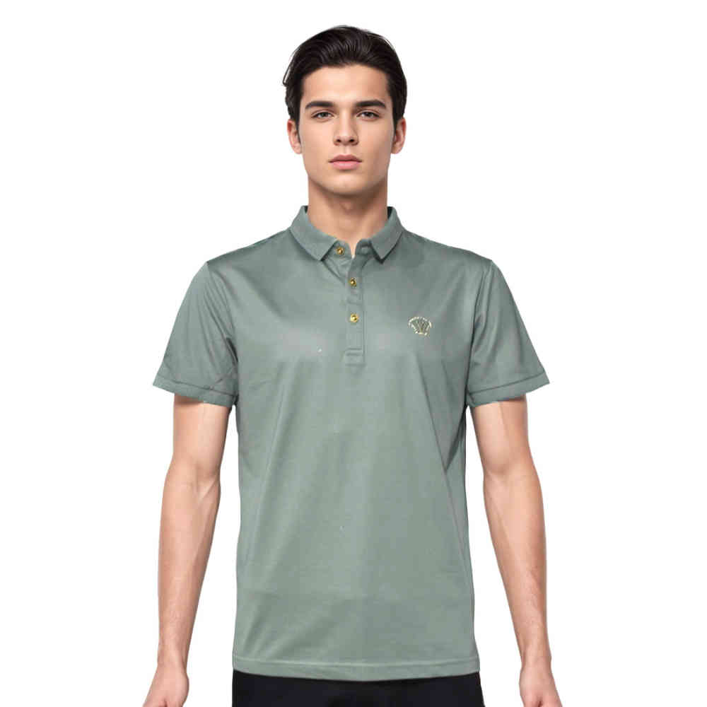 Green Versace Navy Blue Premium Quality Polo T-shirt