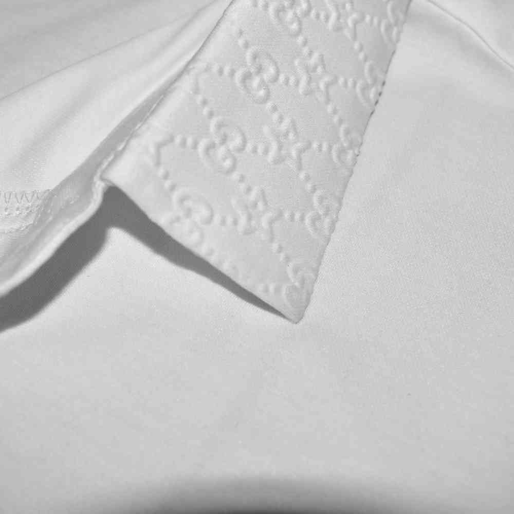 Gucci White Premium Quality Polo Tees-4