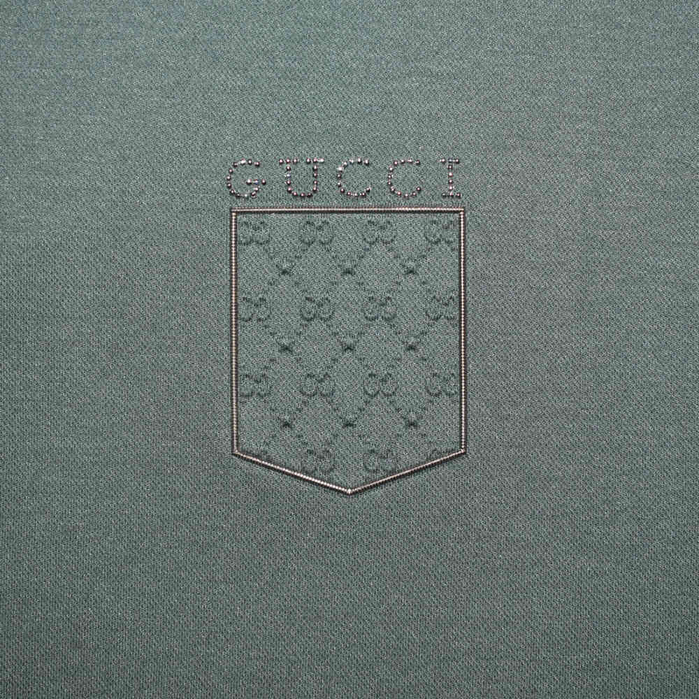 Gucci Green Premium Quality Polo Tees-3