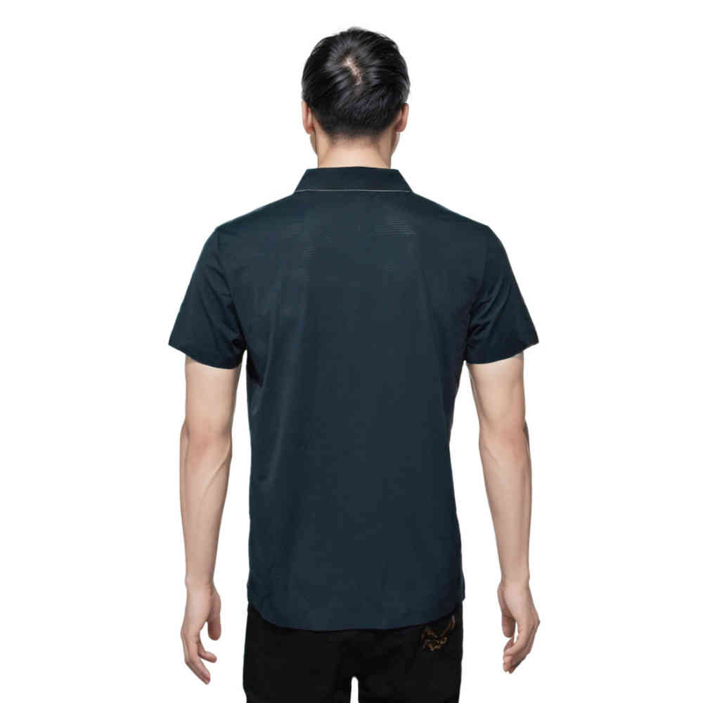 Prada Dark Teal Blue Premium Quality Polo Tees-thumb-1