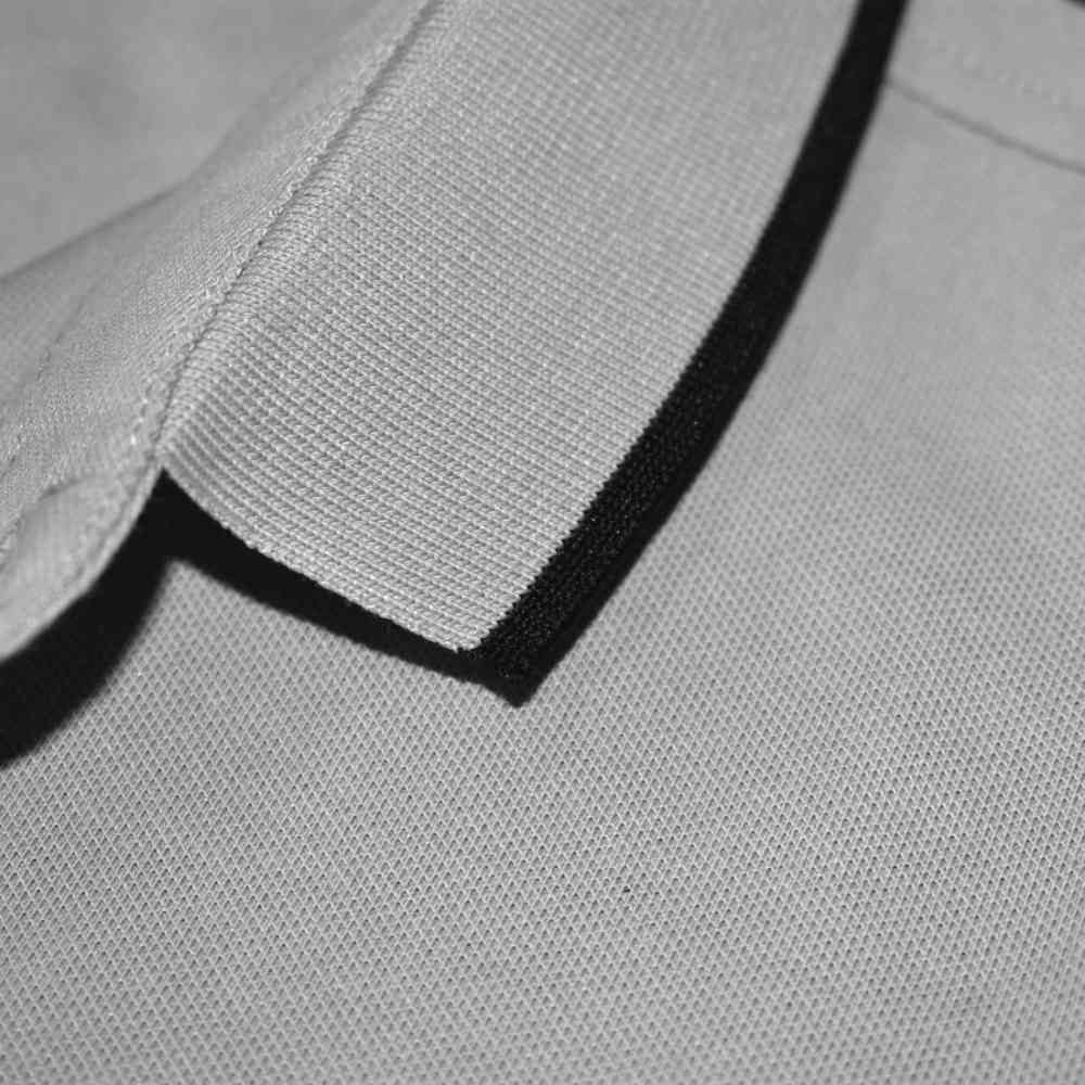 Louis Vuitton Grey Premium Quality Polo Tees-thumb-4