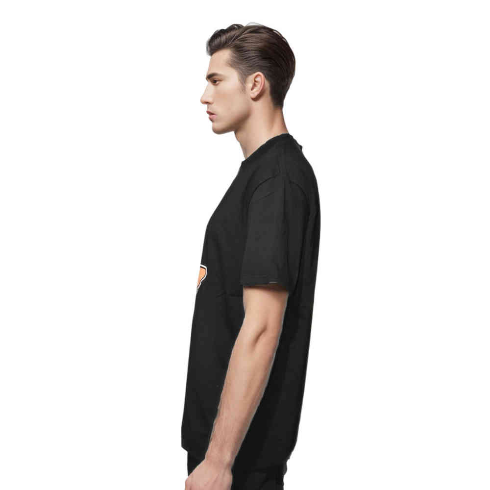 Prada Black Logo Attach Bunny Print Premium T-shirt-2