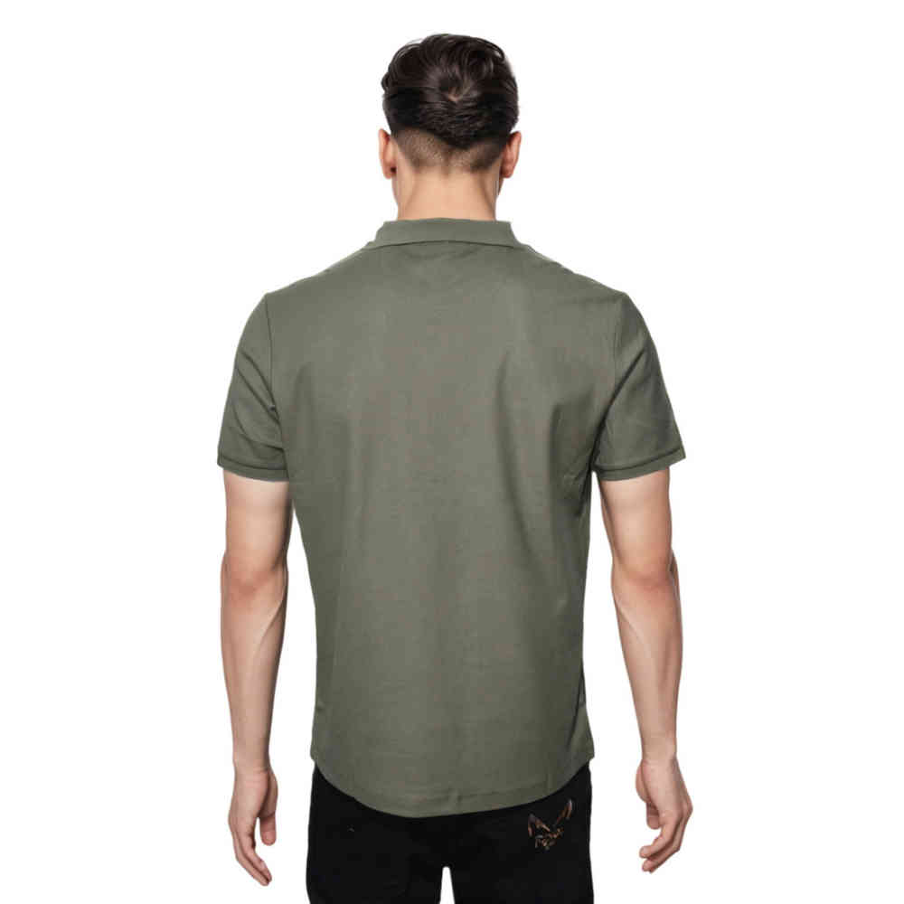 Brunello Cucinelli Green Embroidery Premium Polo T-shirt-1