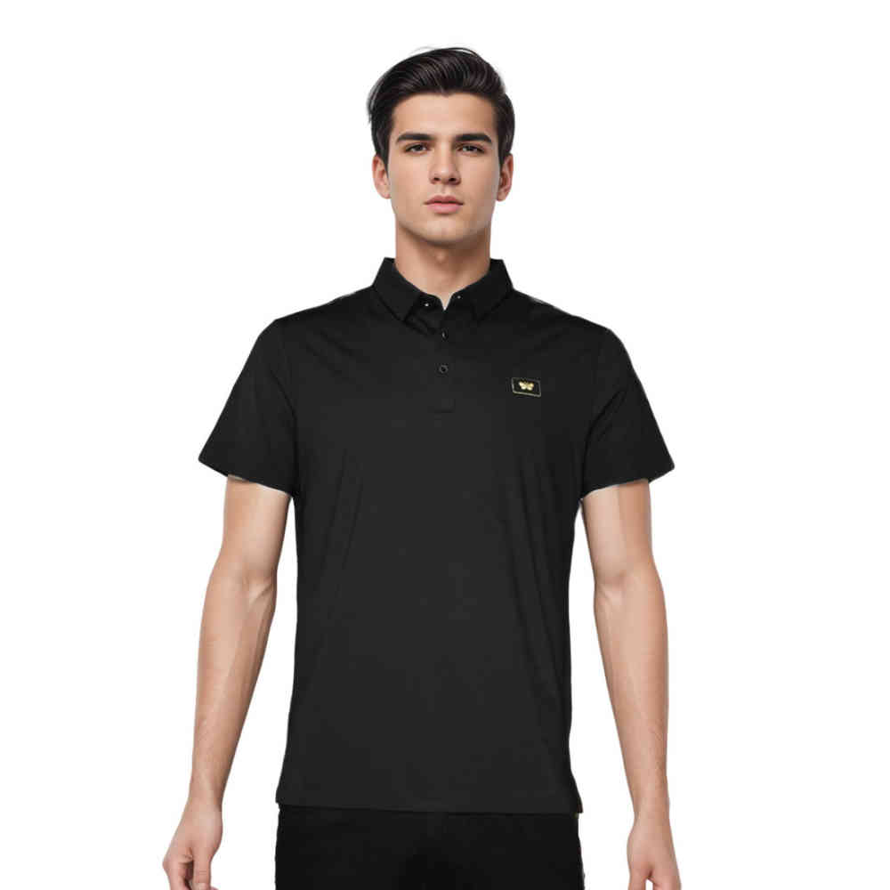 Black Bottega Veneta White Bee Emboided Premium T-shirt