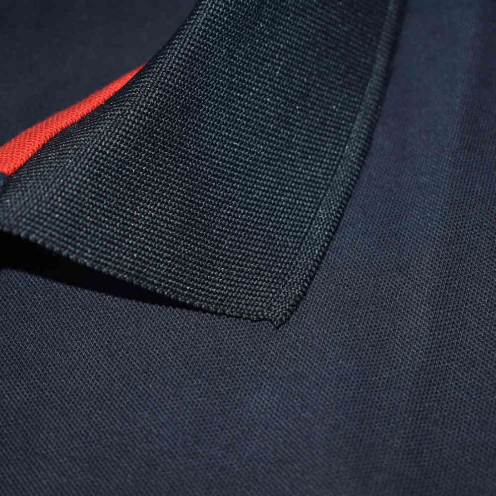 BOSS Navy Blue Embroidery Logo Premium Luxury Polo T-shirt-4