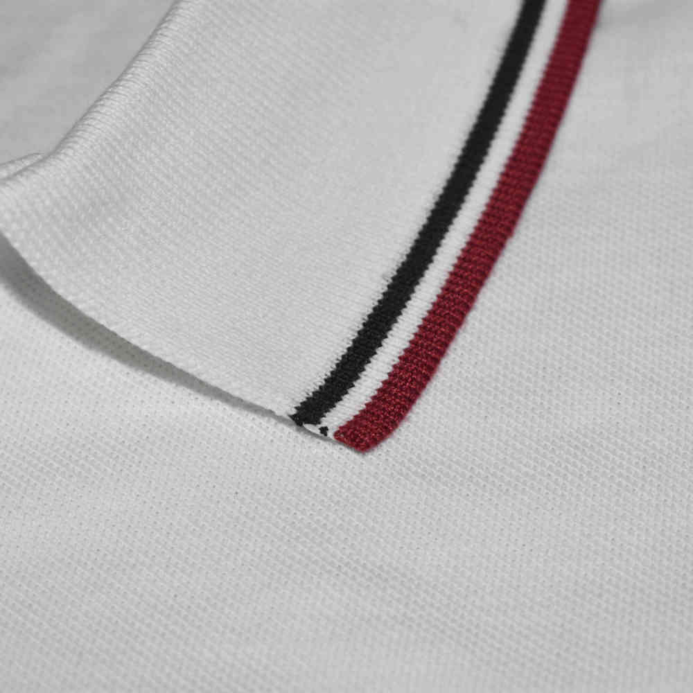 Prada Embossed Logo White Premium Mens T-shirt-thumb-4