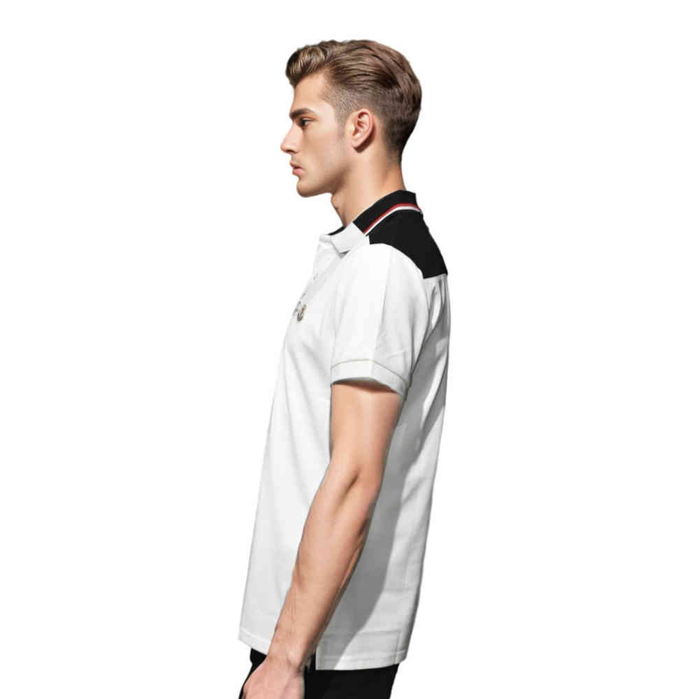 Moncler Logo Print White Premium Quality T-shirt-2