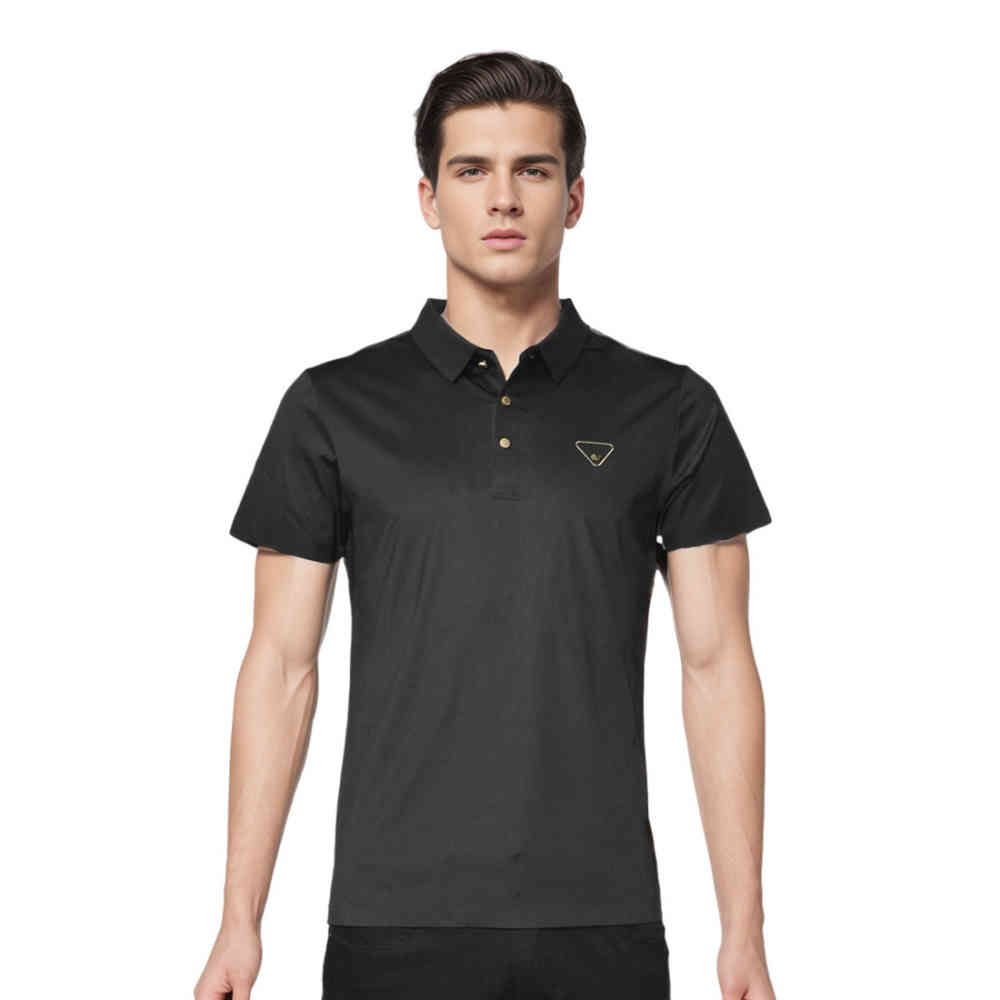 Black Bottega Veneta Blue Premium Quality Polo Tees