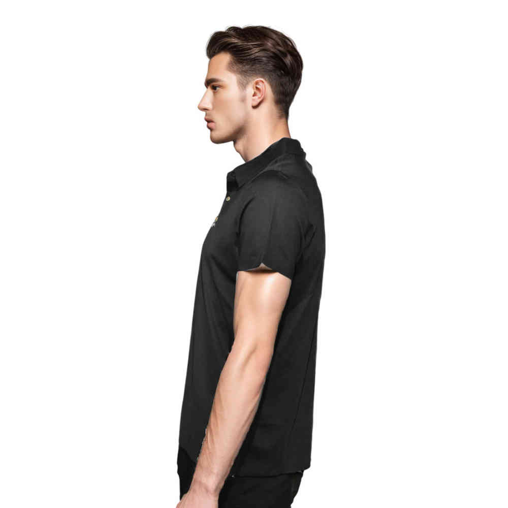 Bottega Veneta Black Premium Quality Polo Tees-2