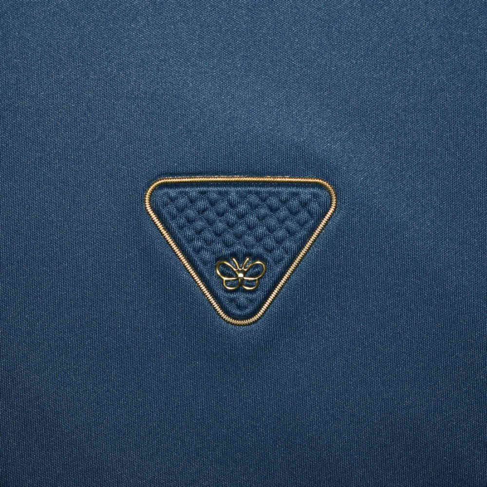 Bottega Veneta Blue Premium Quality Polo Tees-3