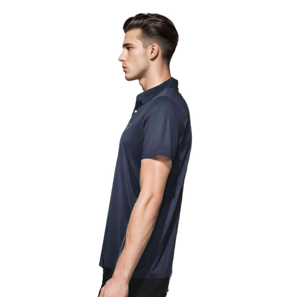 Bottega Veneta Dark Blue Premium Quality Polo Tees-2