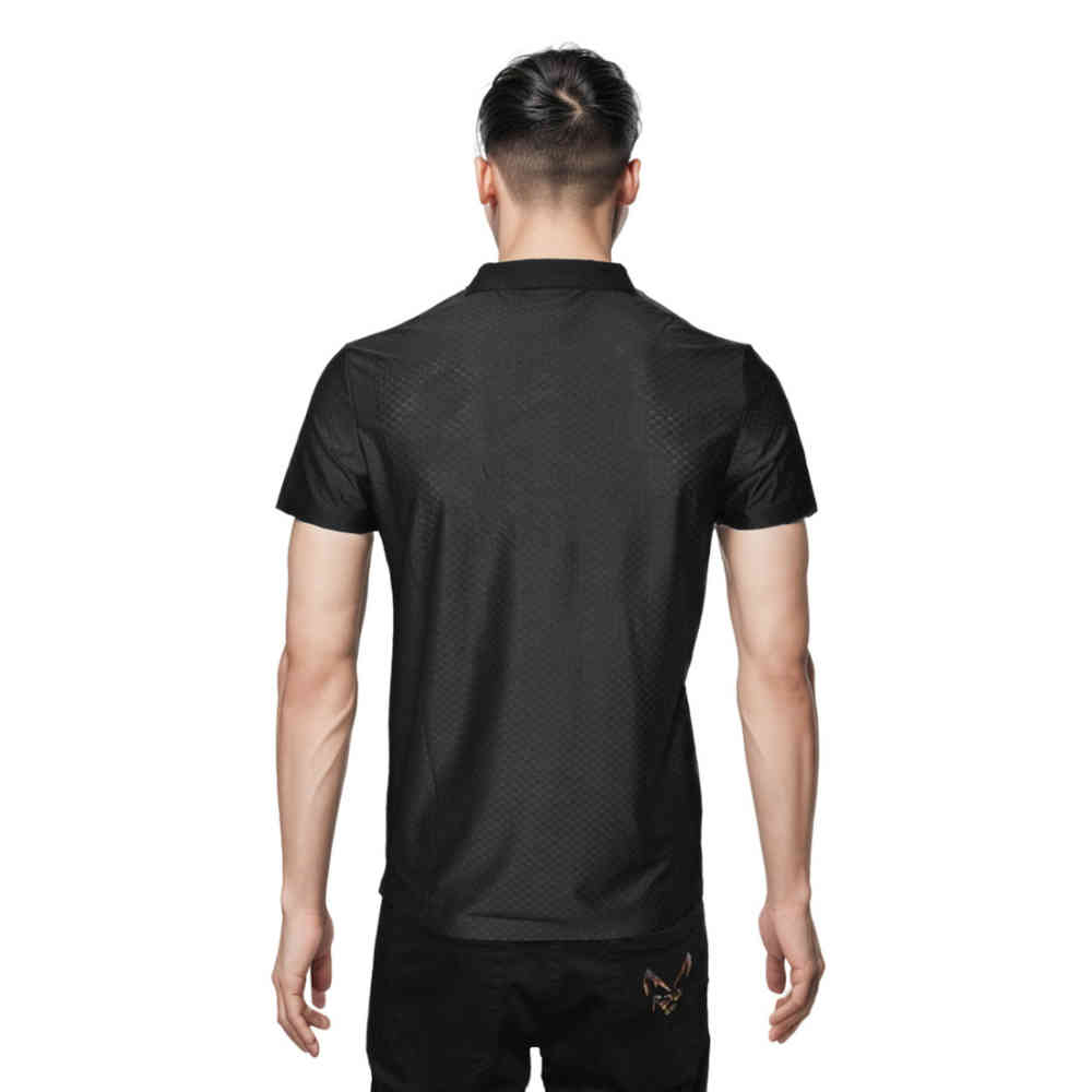 Louis Vuitton Black Embroidery Logo Polo T-shirt-thumb-1