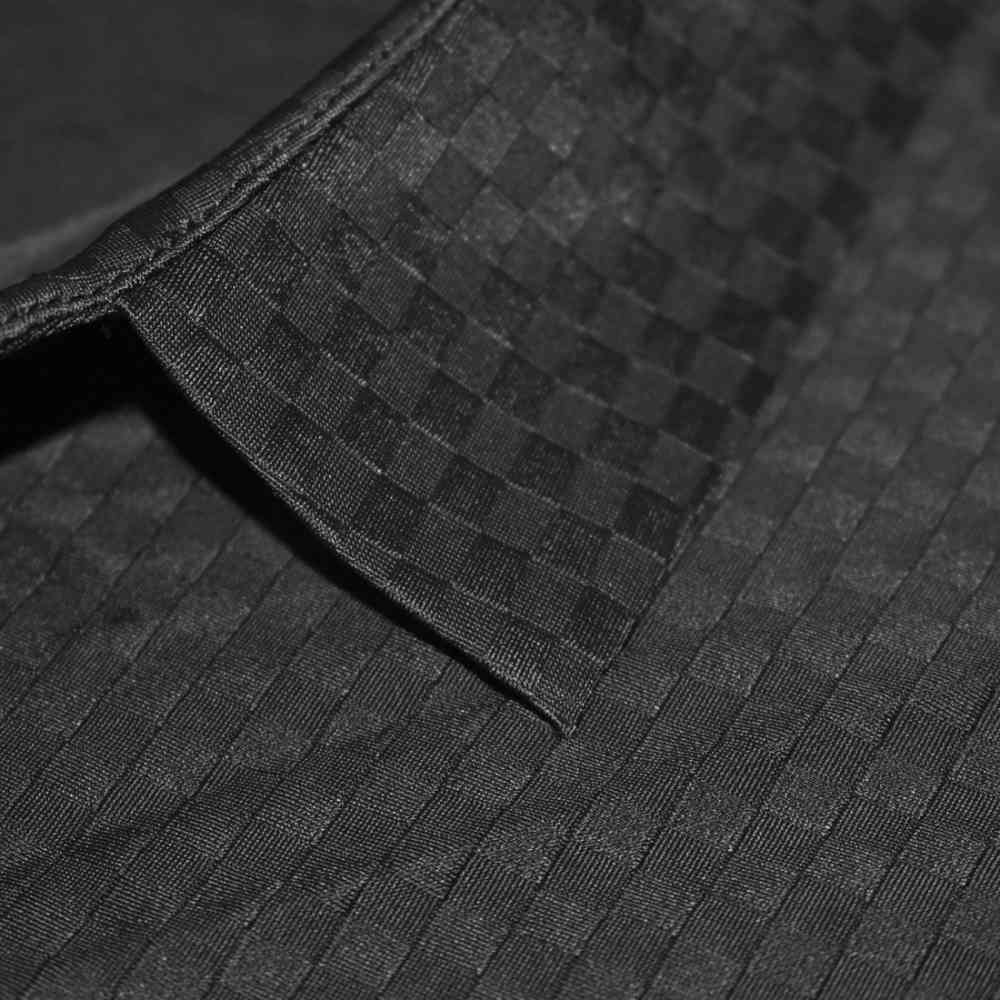Louis Vuitton Black Embroidery Logo Polo T-shirt-thumb-4