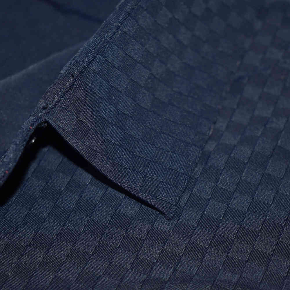 Louis Vuitton Blue Embroidery Logo Premium Polo T-shirt-4