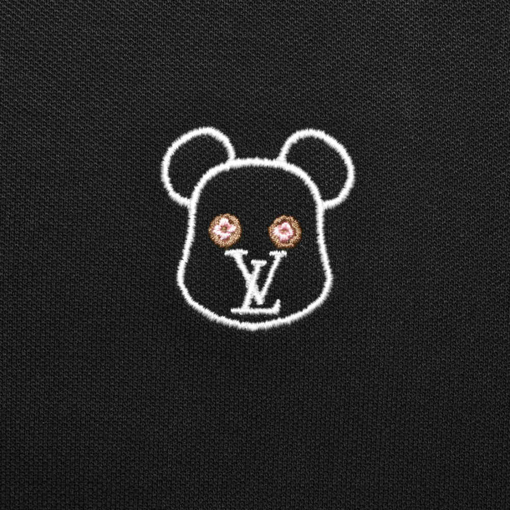 Louis Vuitton Printed Black Premium Quality T-shirt-3