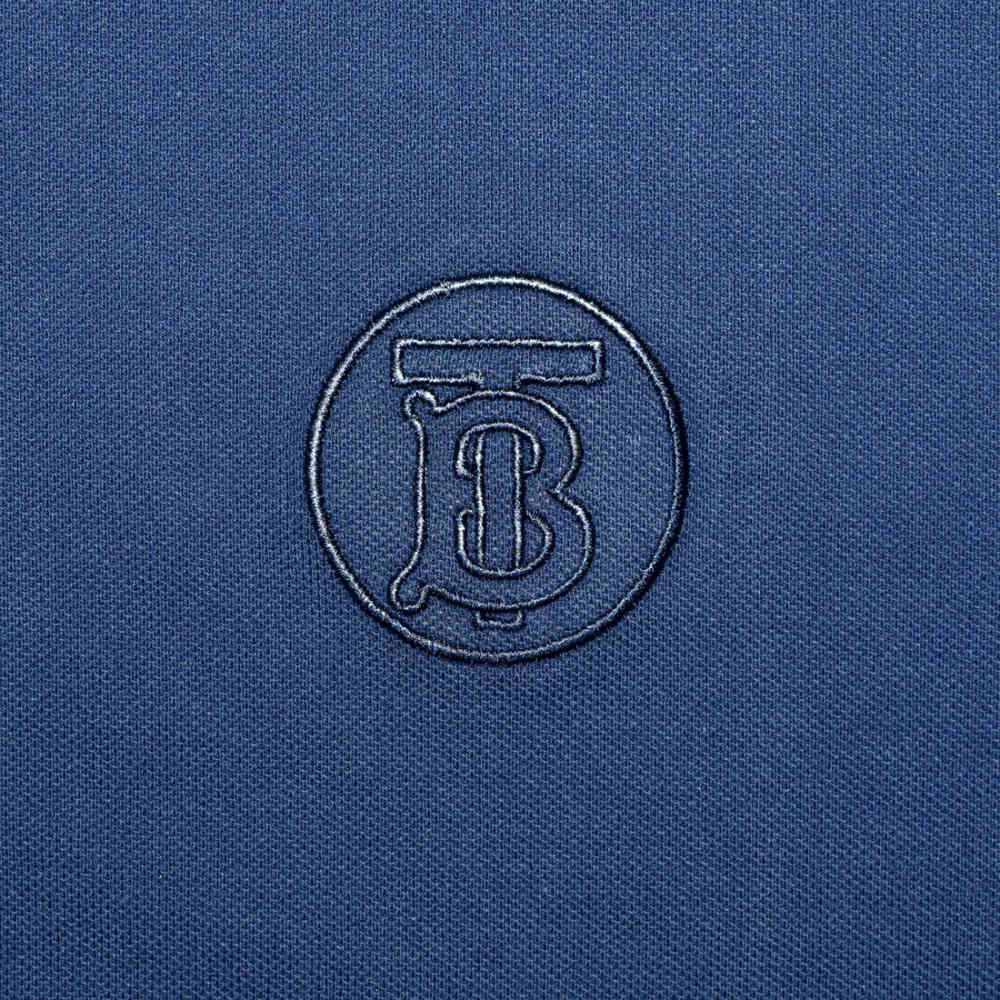 Burberry Blue Premium Quality Polo Tees-3