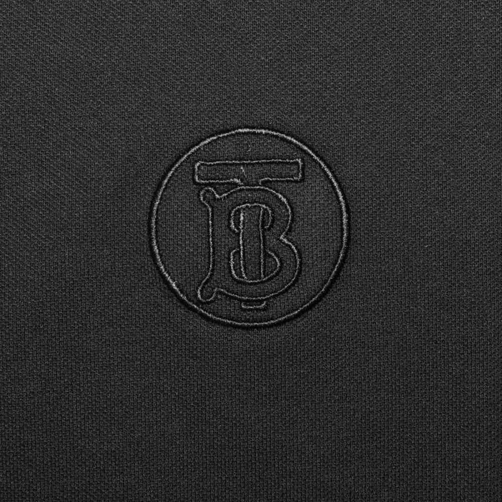 Burberry Black Premium Quality Polo Tees-3
