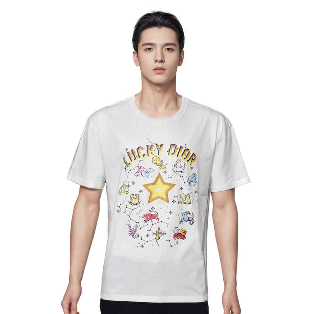 White Dior Black Premium Quality Tees