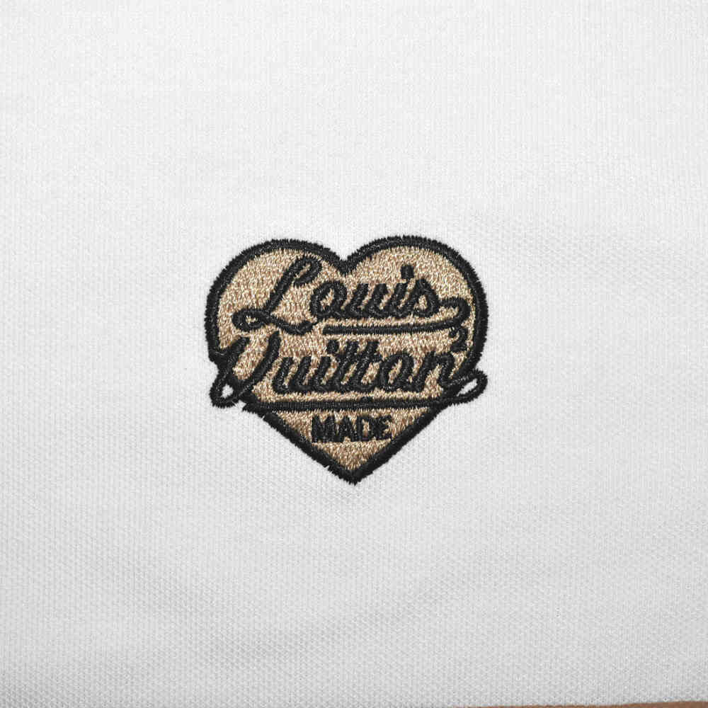 Louis Vuitton White Premium Quality Tees-3