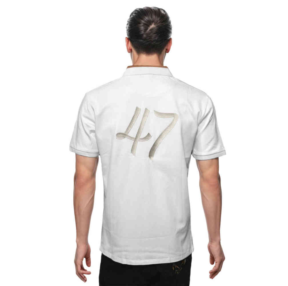 Dior Printed White Premium Quality Polo T-shirt-1