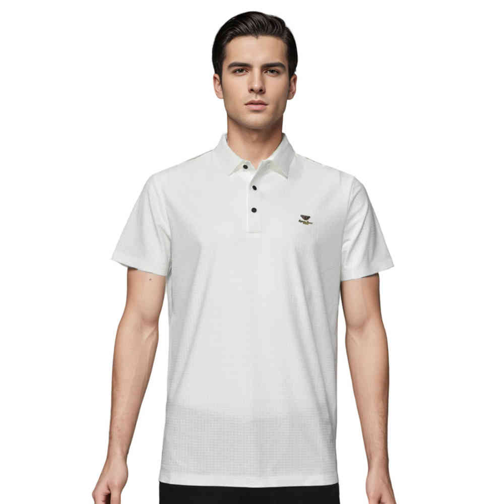 White Emporio Armani Black Premium Quality Polo Tees