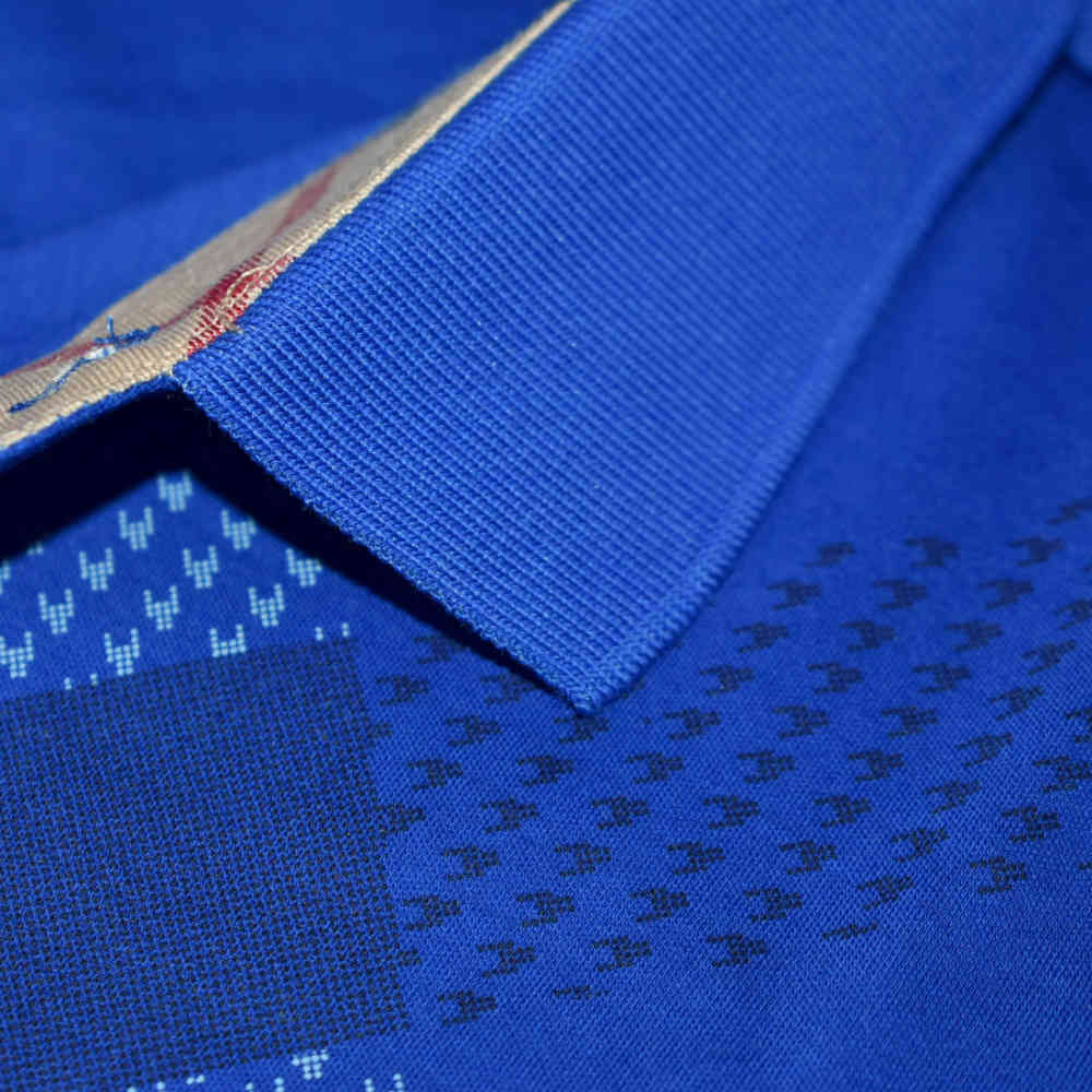 Burberry Embroidered logo Blue Premium T-shirt-4