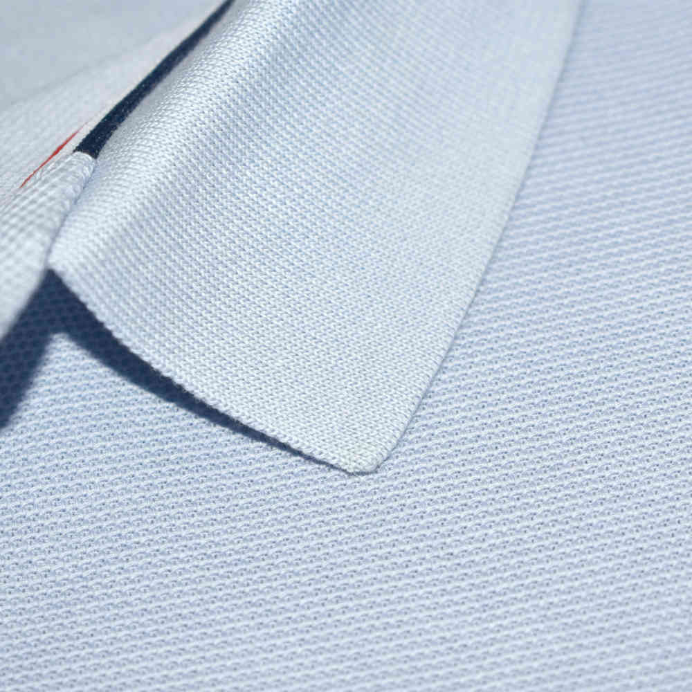 Moncler Logo-patch on Sleeve Blue Premium Polo T-shirt-3