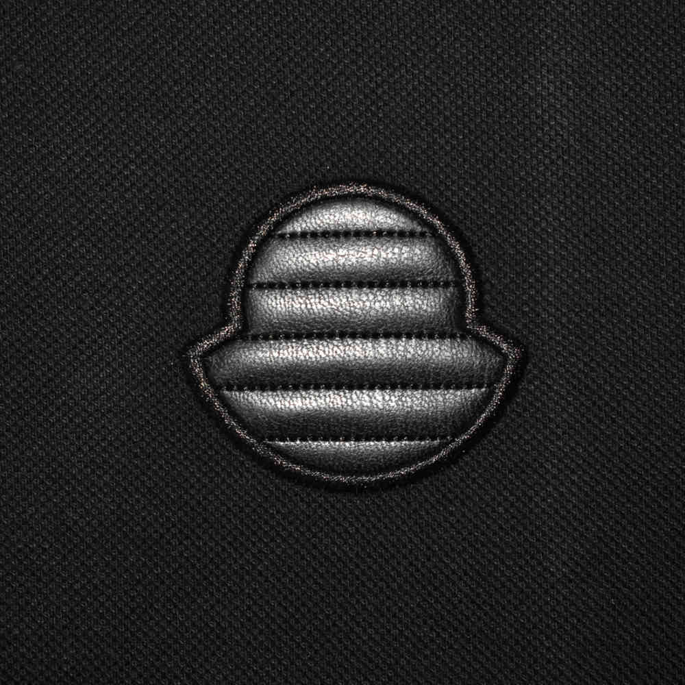 Moncler Black Premium Quality Polo T-shirt-thumb-3