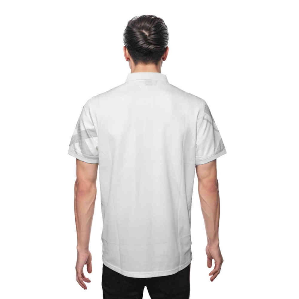 Burberry White Checks Printed Polo T-shirt-thumb-1