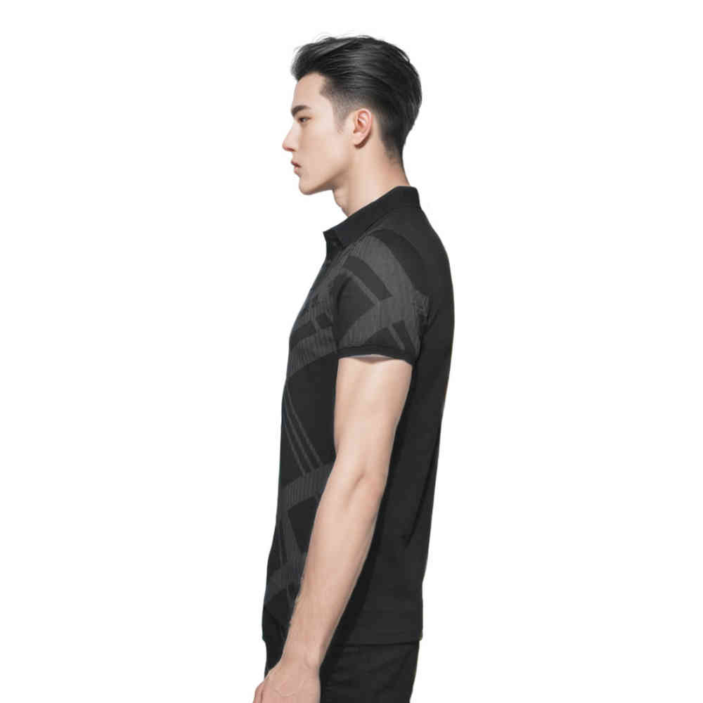 Burberry Black Checks Printed Polo T-shirt-2
