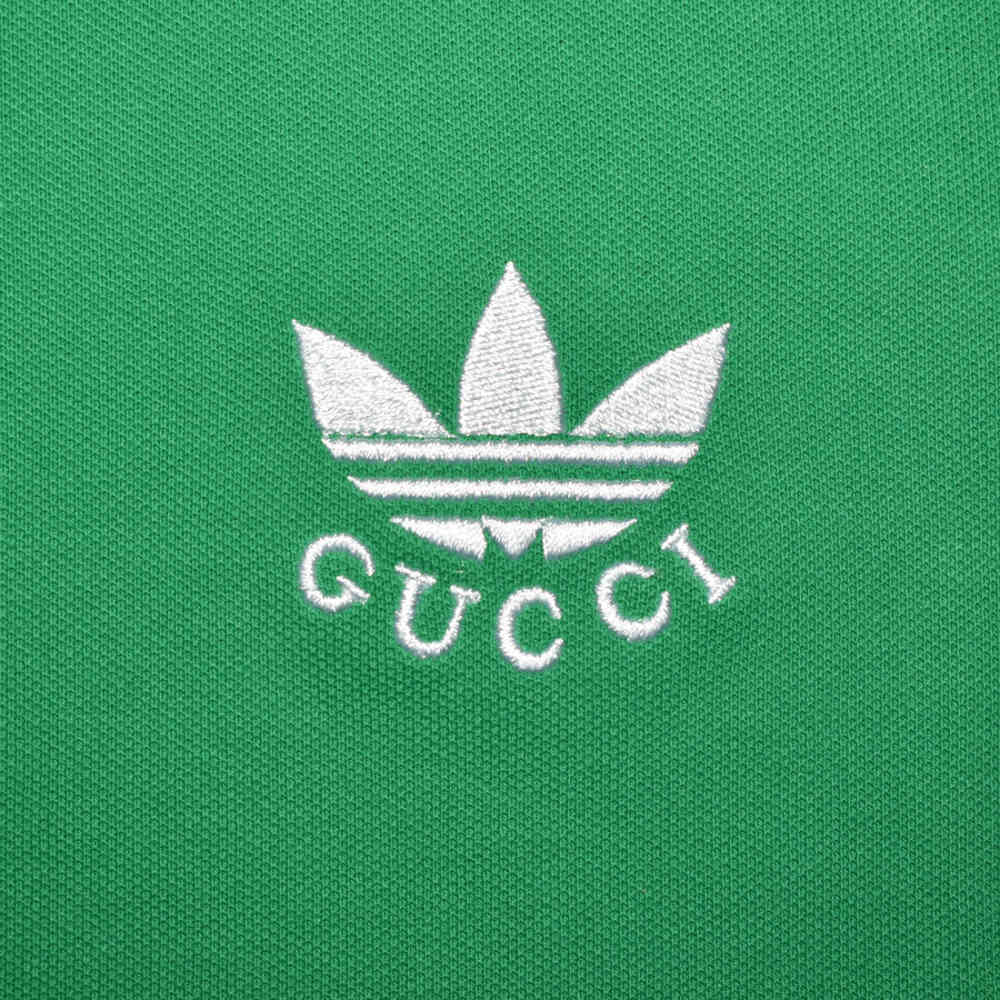 Gucci x Adidas Green Premium Quality T-shirt-thumb-3