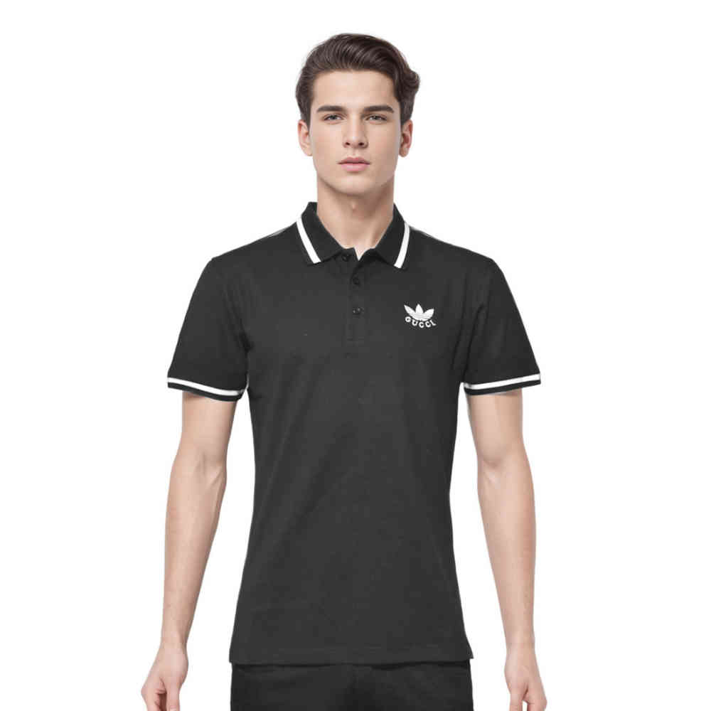 Black Gucci x Adidas White Premium Quality T-shirt