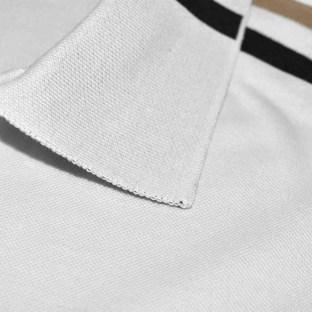 Boss White Premium Quality Luxury Polo T-shirt-4
