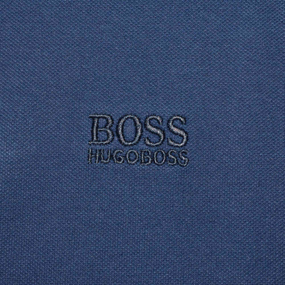 Boss Navy Blue Premium Quality T-Shirt-thumb-3