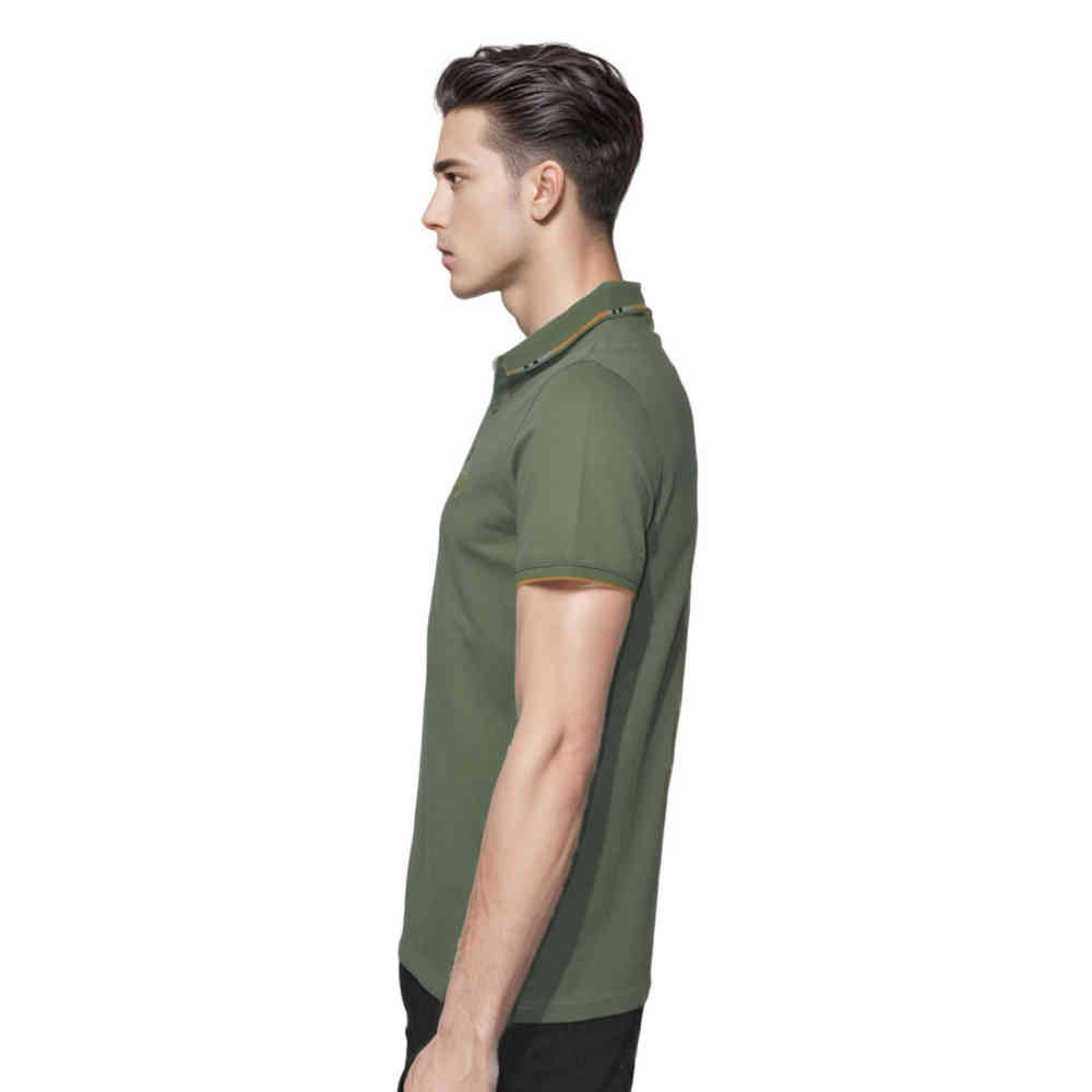 Burberry Green Premium Quality Polo Luxury T-shirt-2