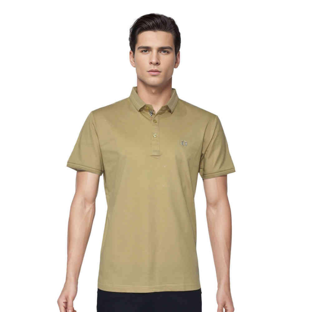 Brown Burberry White premium Quality Polo Tees
