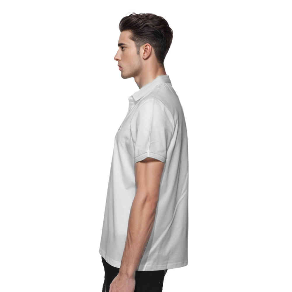 Burberry White premium Quality Polo Tees-2