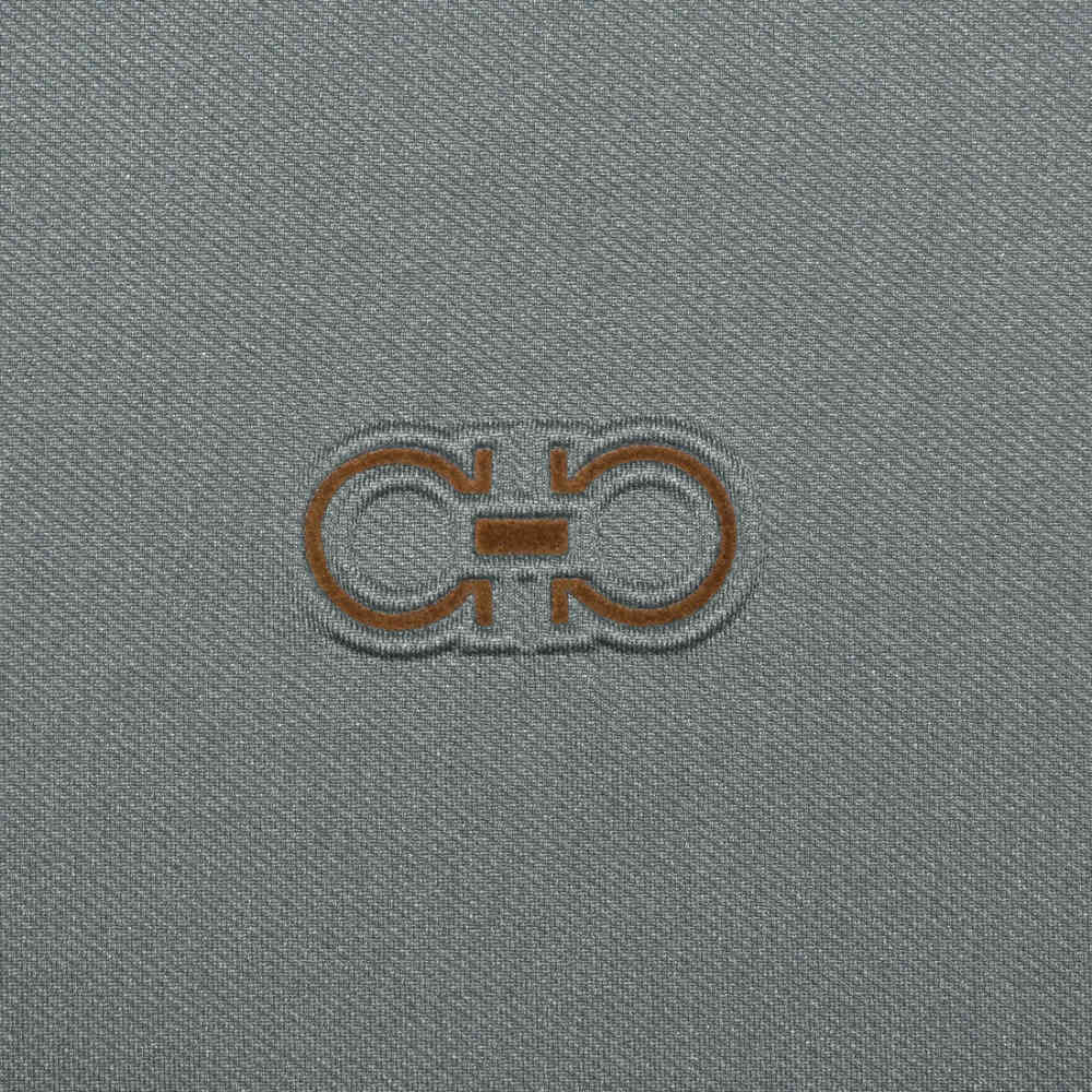 Salvatore Ferragamo Green Embossed Logo Premium T-shirt-thumb-3