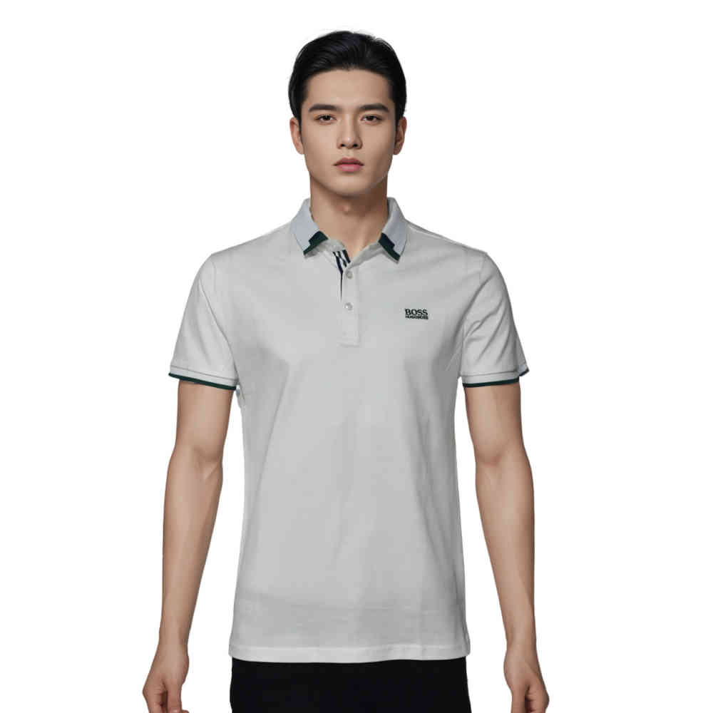 White Boss Orange Premium Quality Mens T-shirt