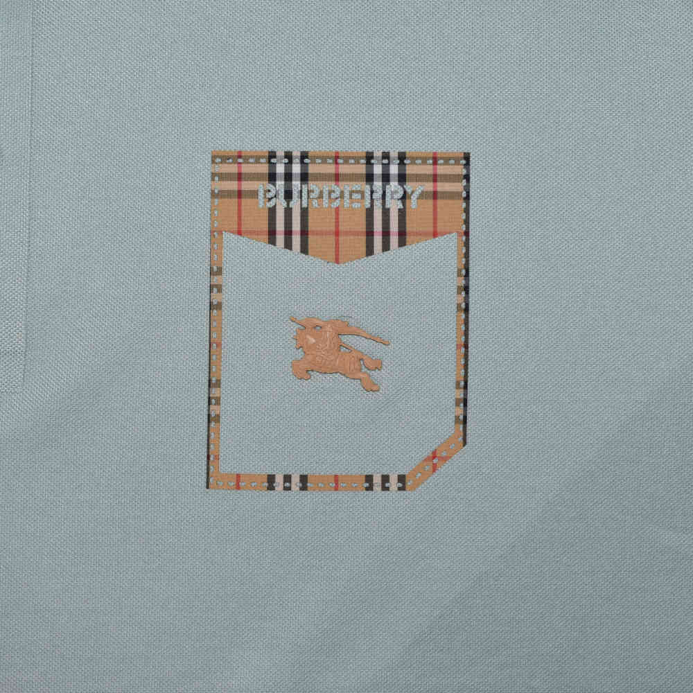 Burberry Green Premium Quality Polo Tees-3