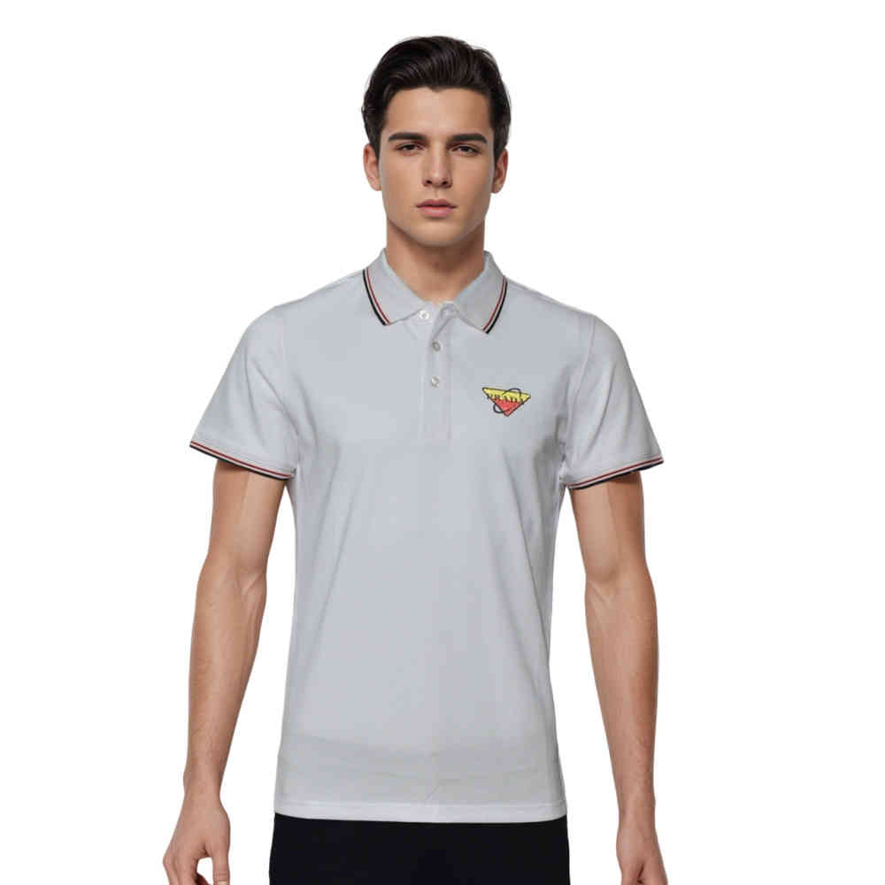 White Prada Black Premium Quality Polo Tees