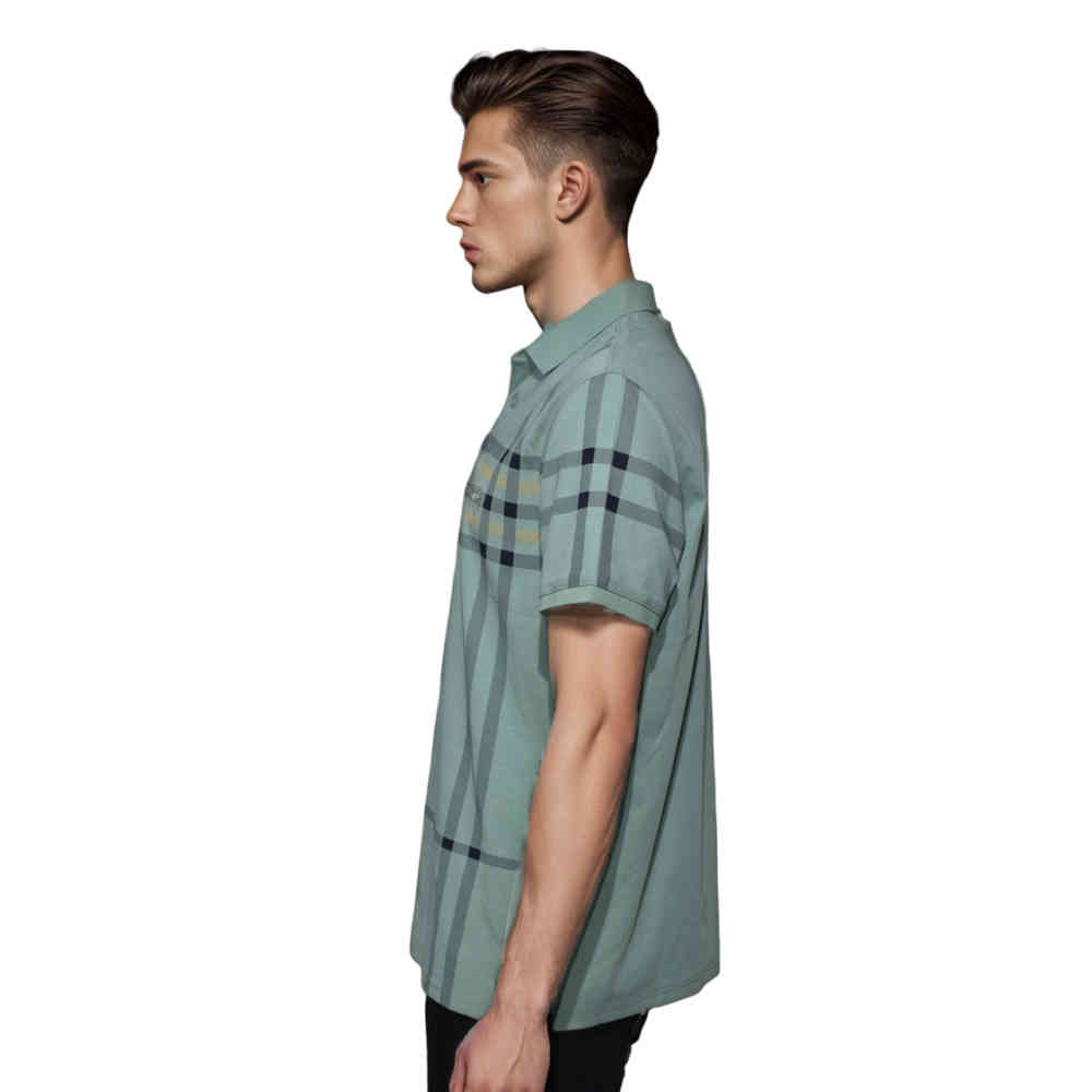 Burberry Green Premium Quality T Shirt-2