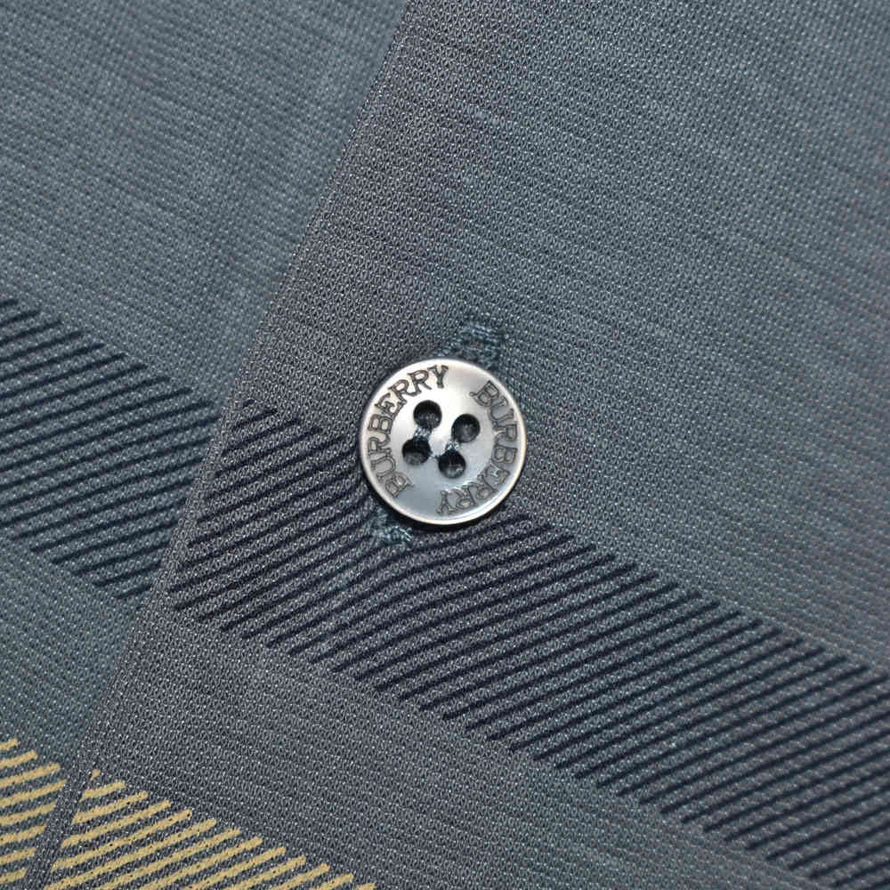 Burberry Grey Premium Quality T Shirt-4