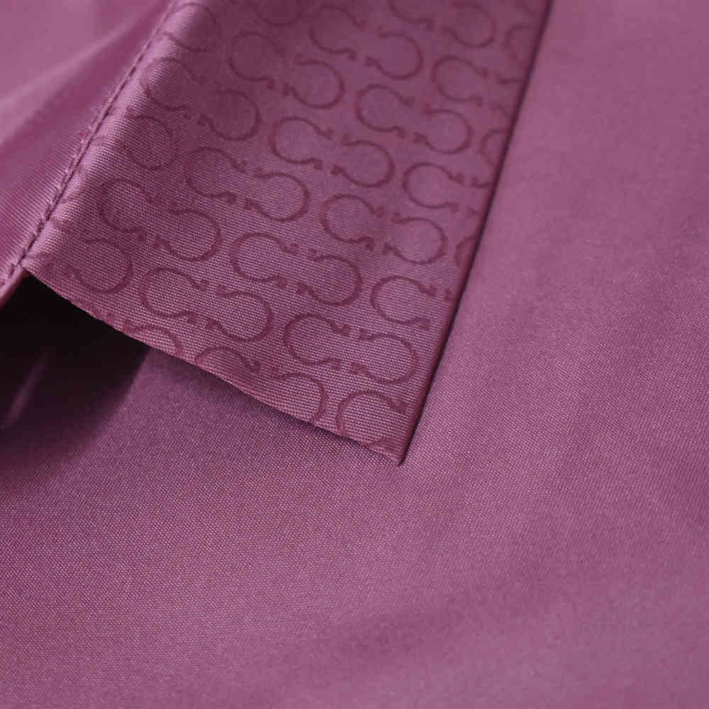 Ferragamo Pink Embossed Logo Premium Polo T-shirt-4