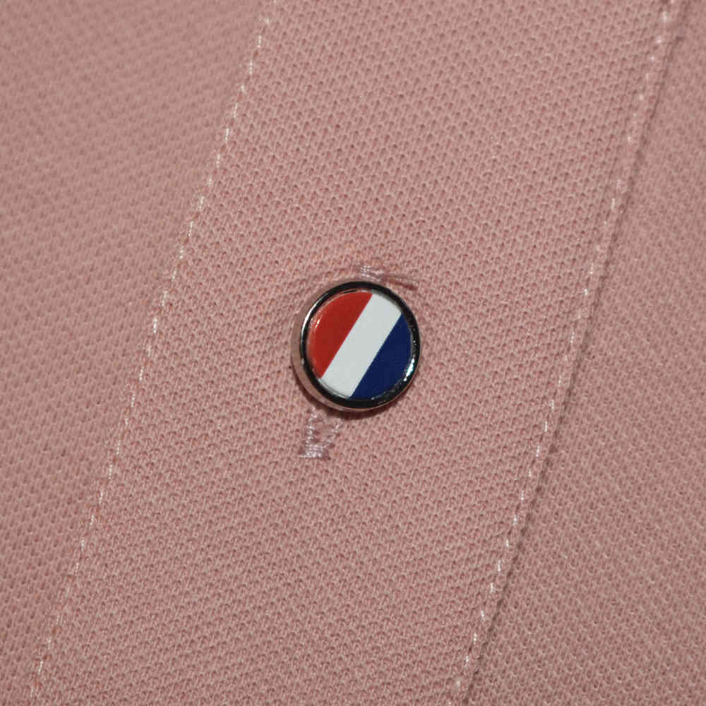 Moncler Embroidered logo Pink Premium T-shirt-5
