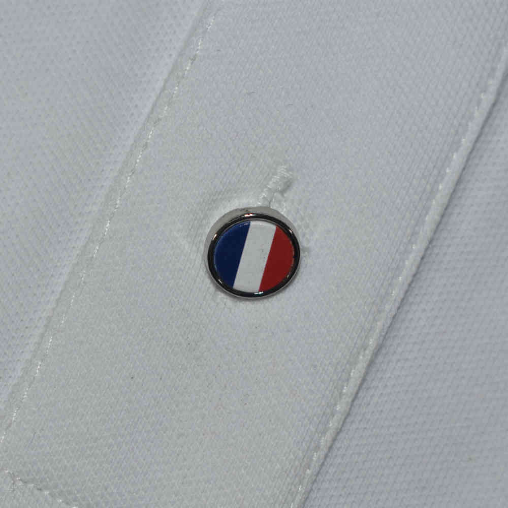Moncler Embroidered logo White Premium T-shirt-5