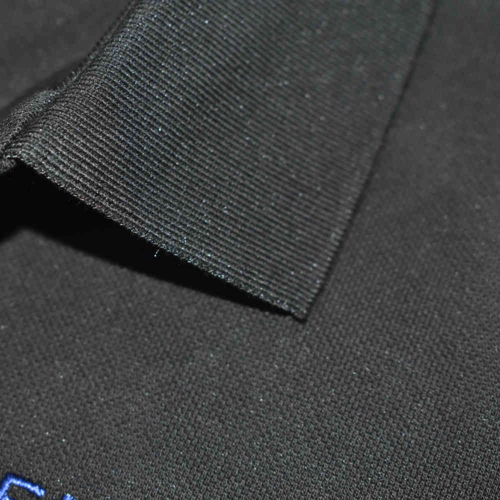 Fendi Embroidered logo Black Premium Quality T-shirt-5